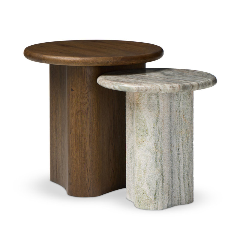 Waylie Nesting End Tables-Rustic Fawn