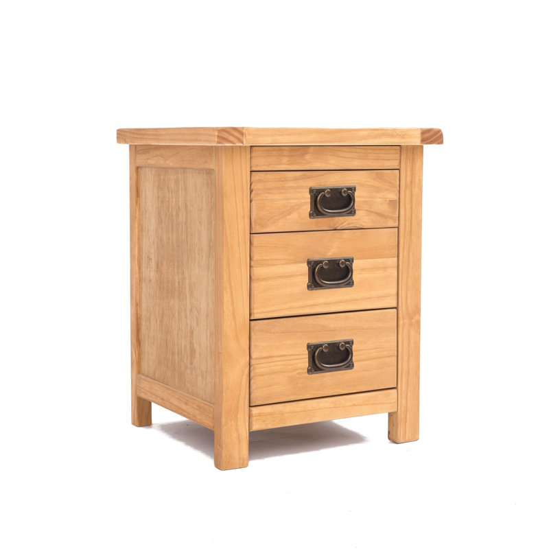 Nolan 45cm W Plywood / Laminate Board Bedside Table