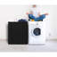 Bhargava Fabric Laundry Hamper with Handles-1466792090