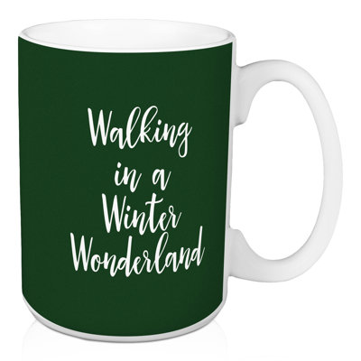 Grande tasse à café winter wonderland Helston