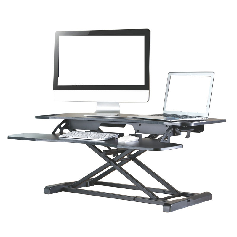 Winnetka Adjustable Metal Base Standing Desk Converter