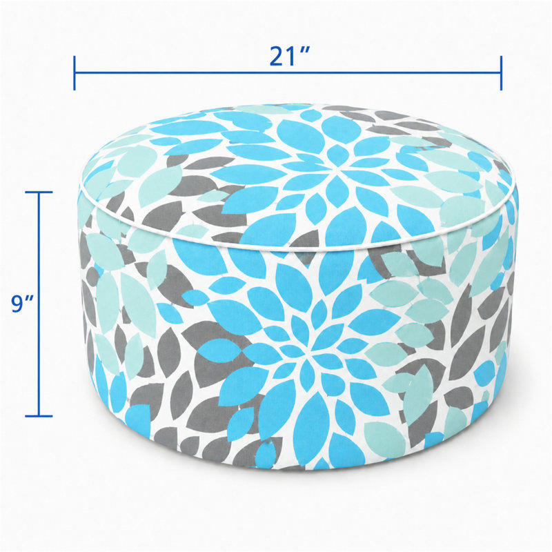 2 Pack Outdoor Inflatable Ottoman 21"x21"x9"