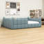 Lit tapissier de plancher avec rails entourant-533436626-533436629