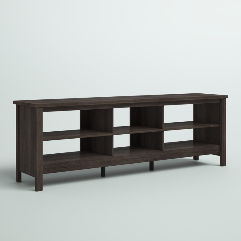 Raphael Unfinished TV Stand for TVs up to 75", Espresso
