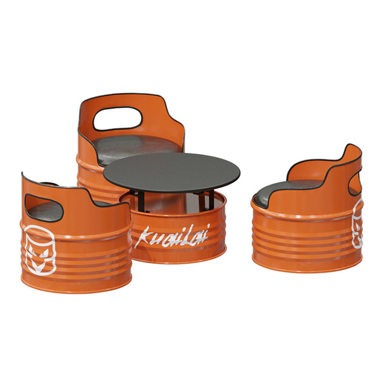 Kanerva Pedestal Dining Set, 4