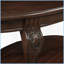 Table basse de salon ovale 42 po à 2 niveaux - Pieds en bois d'hévéa massif, facile à assembler et amp; Stable-1529734550-1529734548