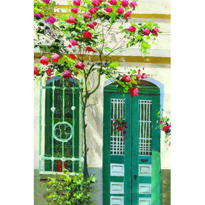 " Painted Blue Door "