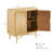 Modern Accent Cabinet Sideboard, Set Of 2