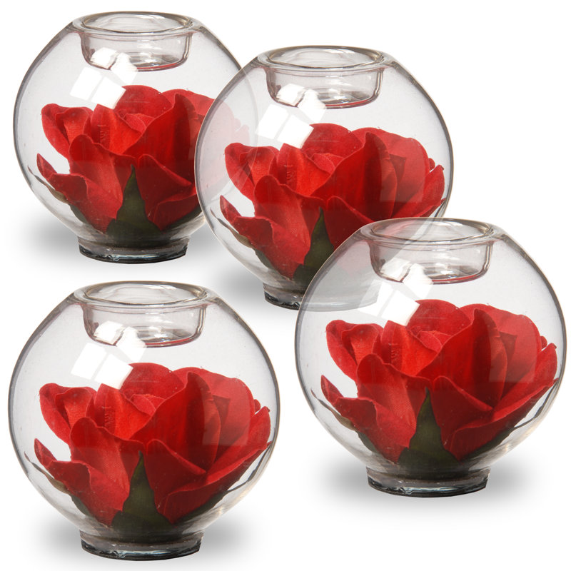 3.75'' H Glass Tabletop Votive Holder