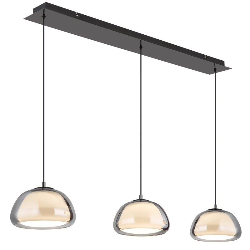 Berengario 1 - Light LED Geometric Pendant, Matte Black