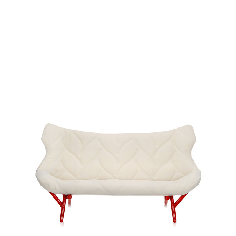 Foliage Loveseat, Red, Green Trevira™