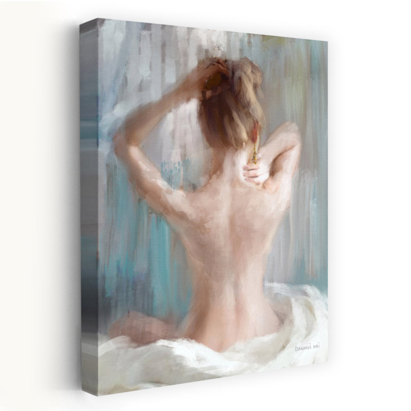The Morning Ritual Art contemporain, H 48 po x l 32 po