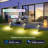 Black Aluminum Low Voltage Plug-in Integrated LED Pathway Light Pack Outdoor Weatherproof