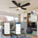 Gabrand 48'' Ceiling Fan with light