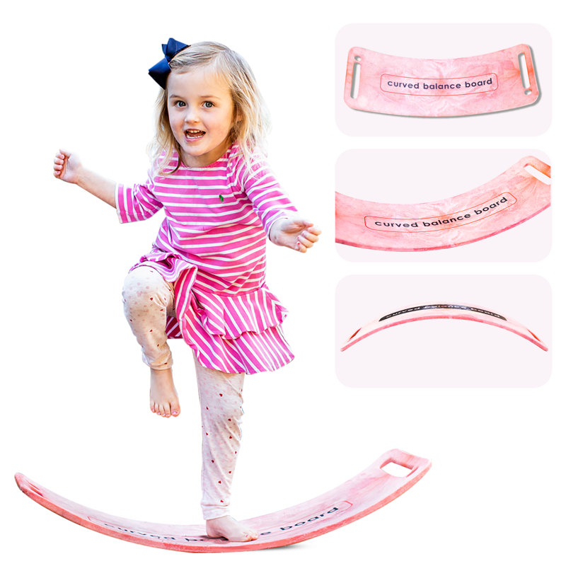 Planche d'équilibre sensorielle pour enfants - Jeu actif intérieur et développement de la mise au point