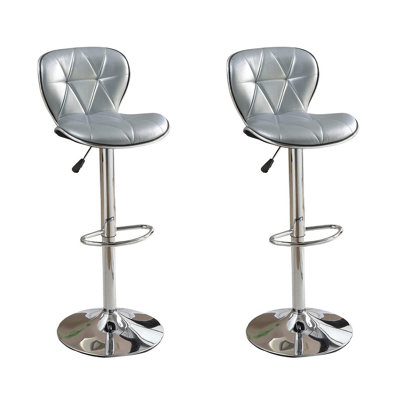 Tabourets de bar rembourrés (ensemble de 2)