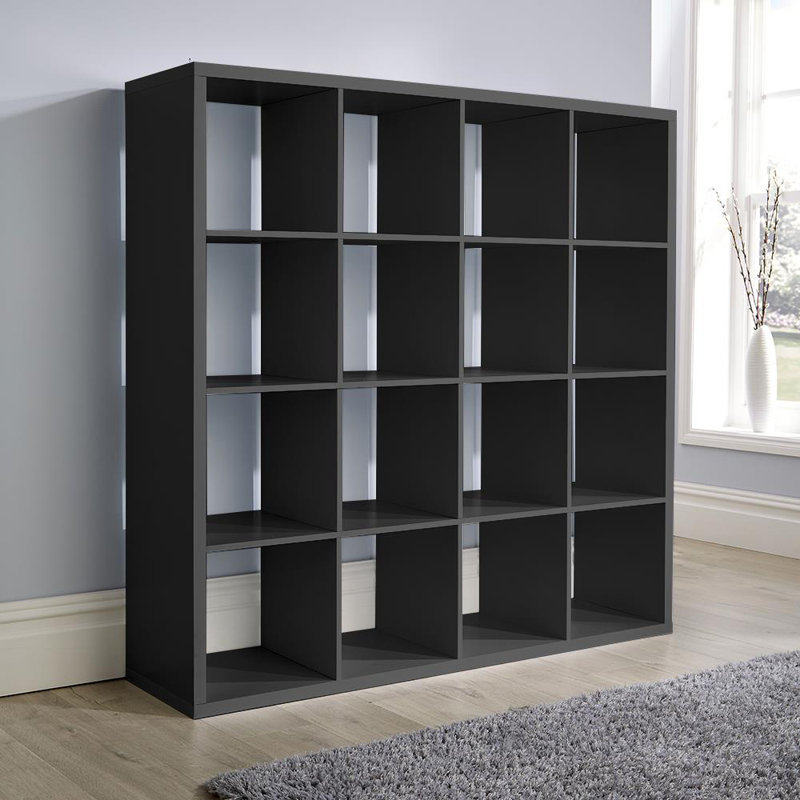 Parunag Cube Plus 16 Storage Shelving Unit, Black