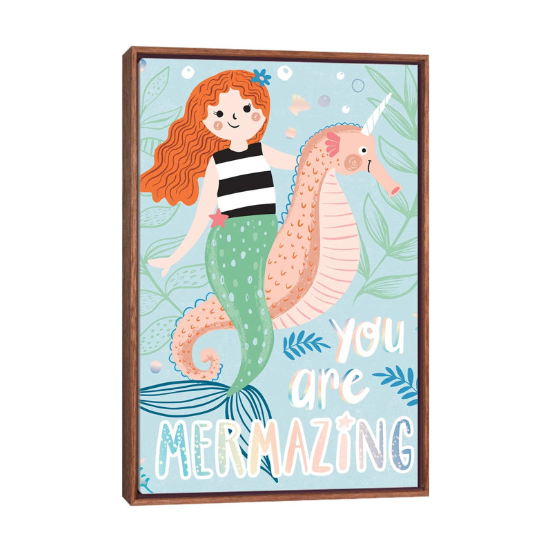«Fairy Tale Fun» par Arrolynn Weiderhold - impression d'art graphique, H 26 po x l 18 po x 1,5 po, Pas de tapis