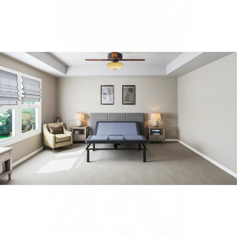 Base de lit réglable avec réglages de la tête et des pieds, Lit double