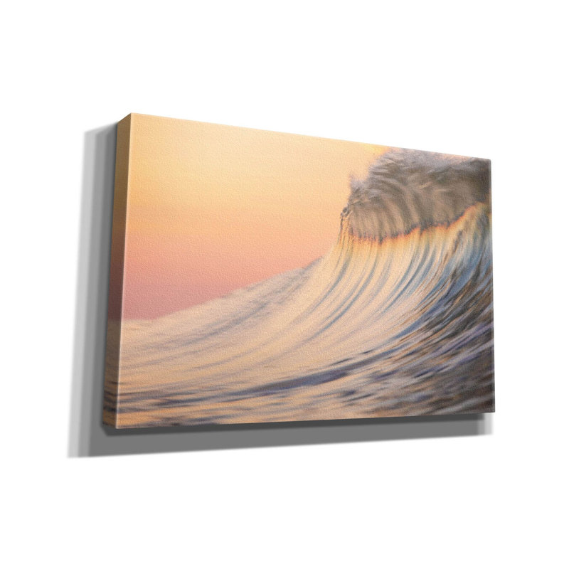 Dovecove «Sherbert» par David A. Sieczkiewicz, art mural sur toile, H 12 po x l 18 po x P 0,75 po