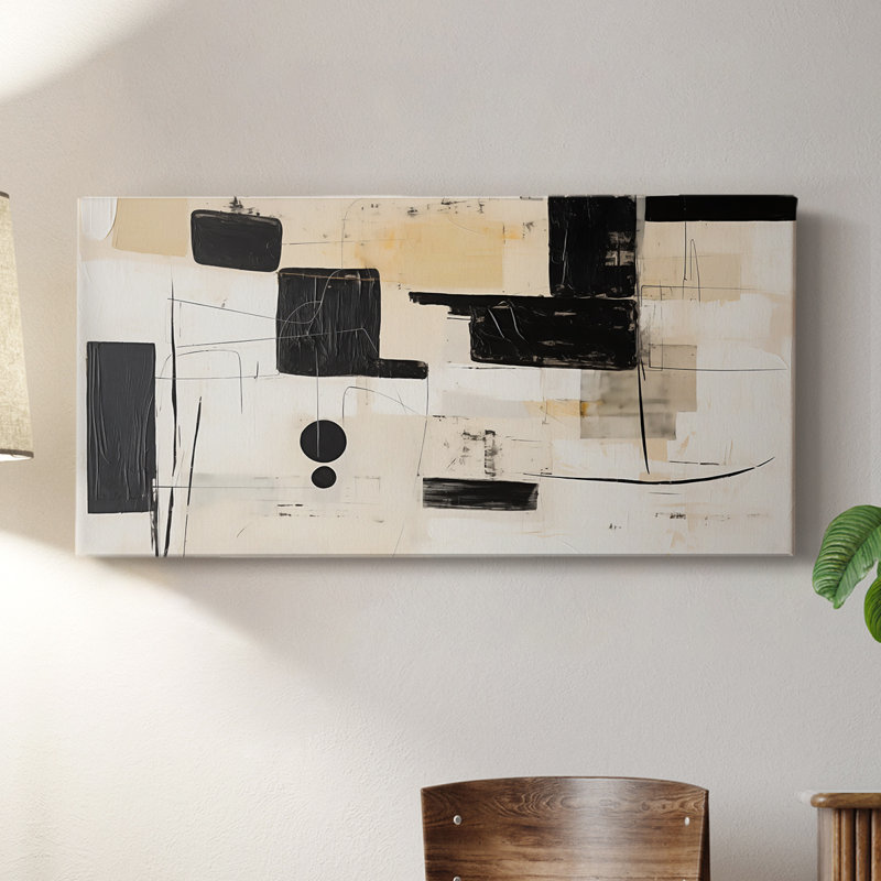 Abstract Series 4 #IV-Gallery Wrapped Canvas, 20" H x 40" W