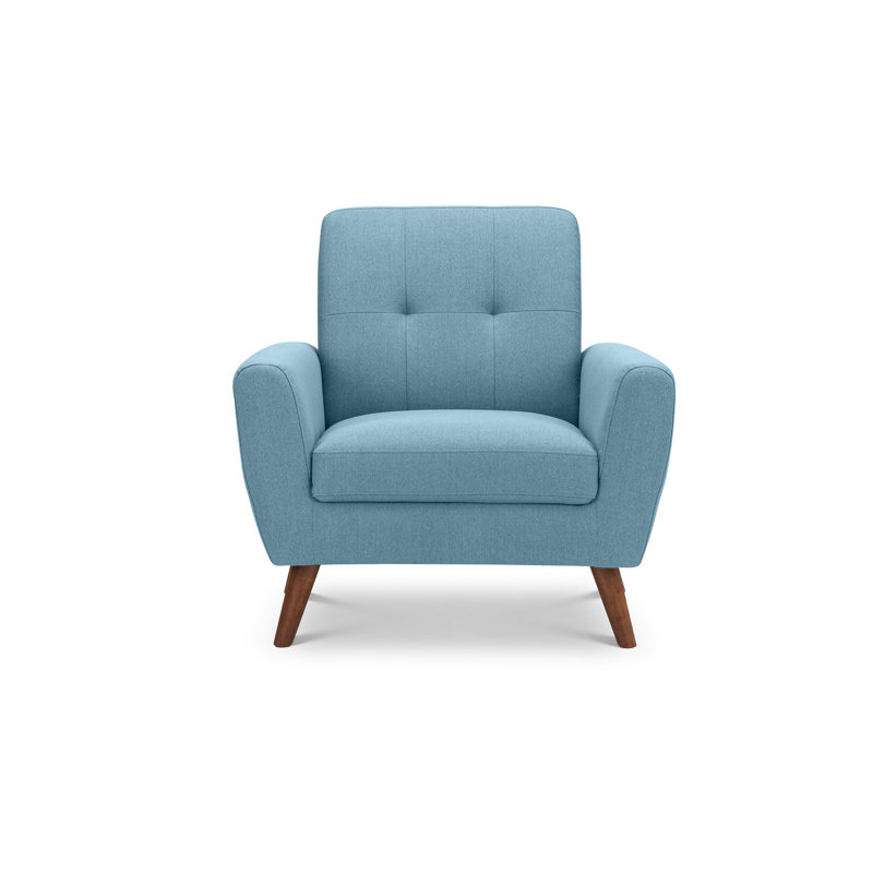 Bostrom Upholstered Armchair, Blue Linen