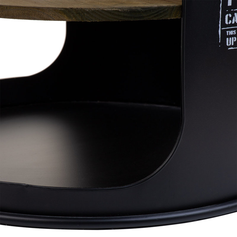 Aiobha 47cm W Metal Bedside Table
