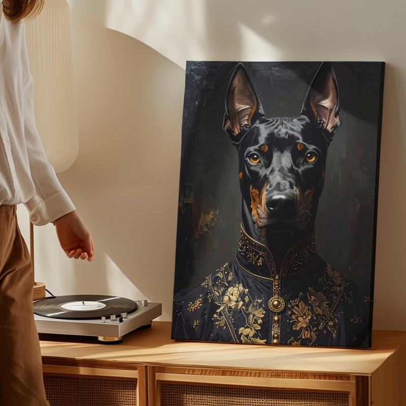 Toile, voici la description du produit et optimisation de la seo pour votre art mural égyptien royal, H 20 po x l 20 po