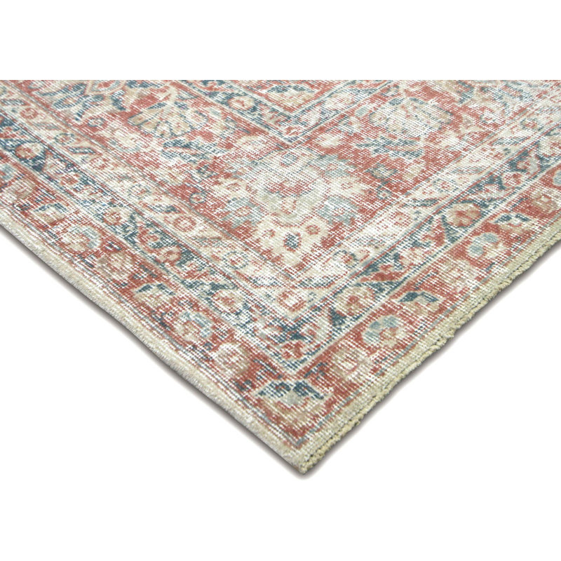 One-of-a-Kind 9'3" X 12'2" 1960s Wool Area Rug in Beige