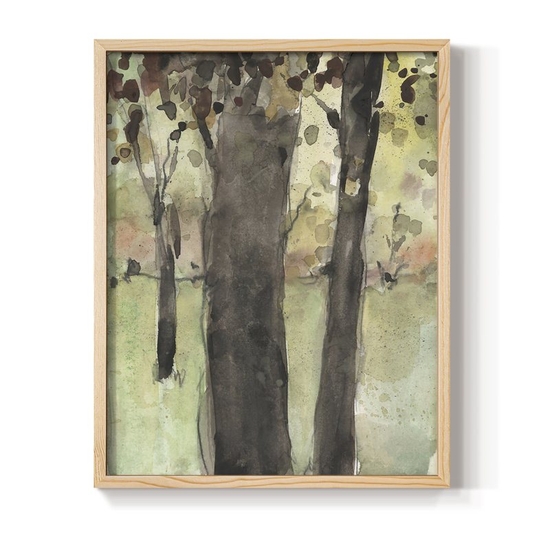Under the Tree Confetti II, reproduction encadrée - bois massif, H 11 po x l 9 po