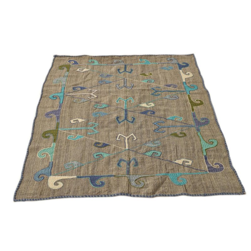 Tapis gris foncé 3 x 5 Parrish