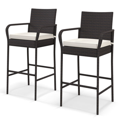 Outdoor 29.5 Bar Stool by Winston Porter