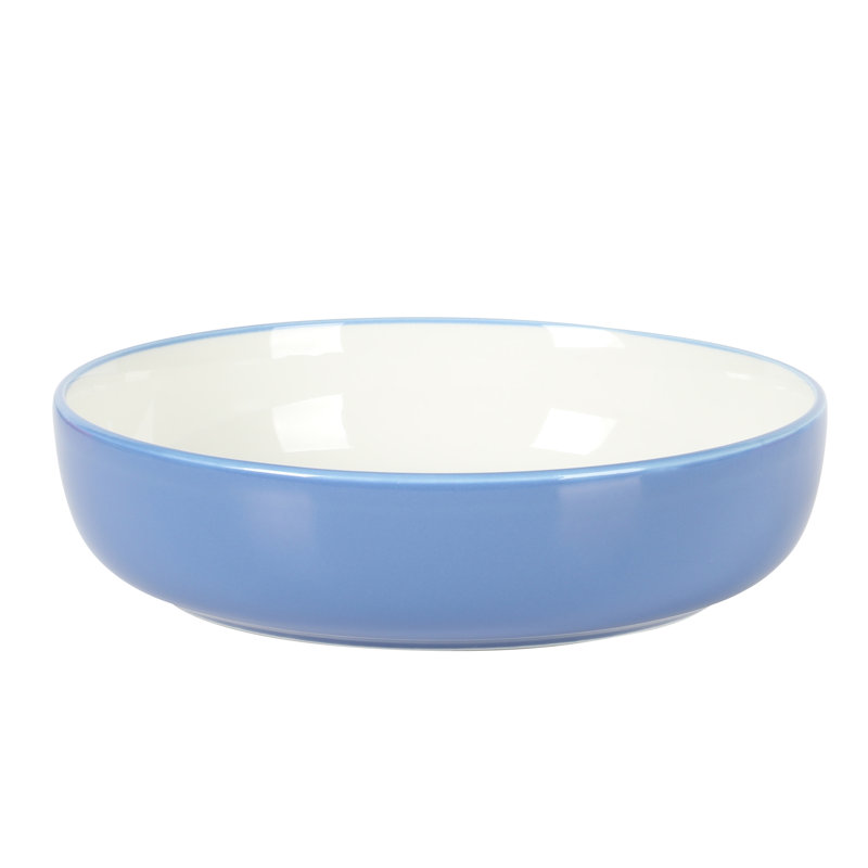 Dinner Theatre Piece Porcelain China Dinnerware Set - Service for 4, Blue