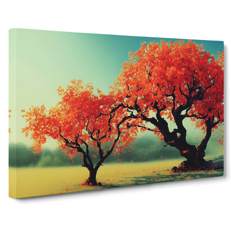 XXX-H1022-WF-8453X Stupendous Apple Trees - Wrapped Canvas Print