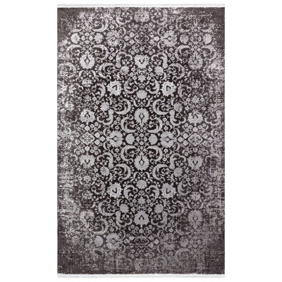 Luxurious Area Carpet, 6.6 x 9.5 ft, 100% Viscose/Acrylic, 0.2 in Pile Height | Machine Woven, 2200 g/m², 1,200,000 Thread Points | Easy to Clean with Vacuum & Spot Remover, Perfect for Living Room & Bedroom Decor