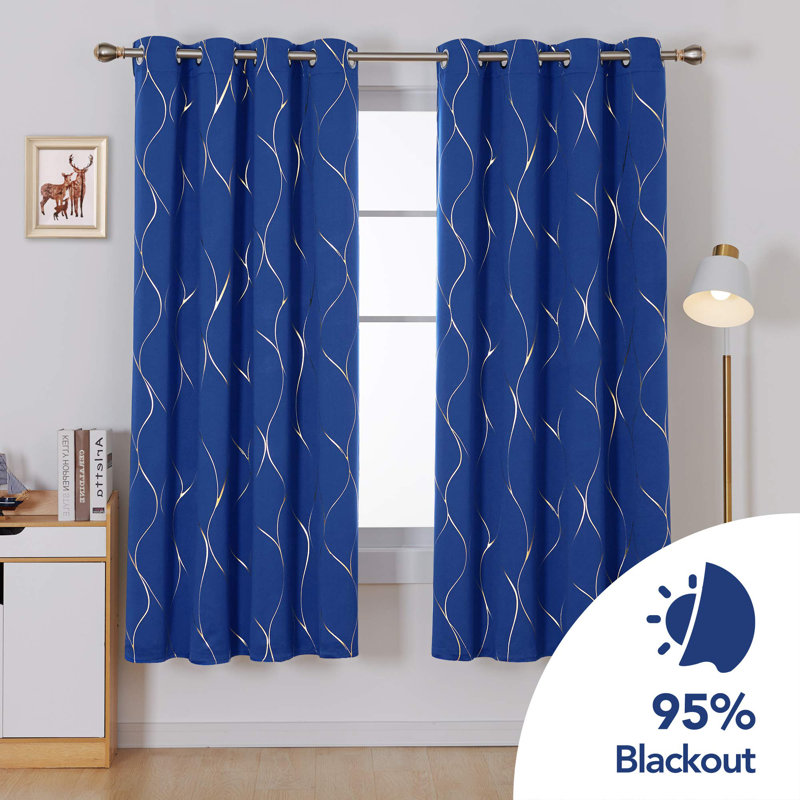 Claas Blackout Curtain Pair, 55cm Width x 180cm Drop