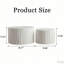 Ensemble de 2 tables basses rondes en bois Nesting