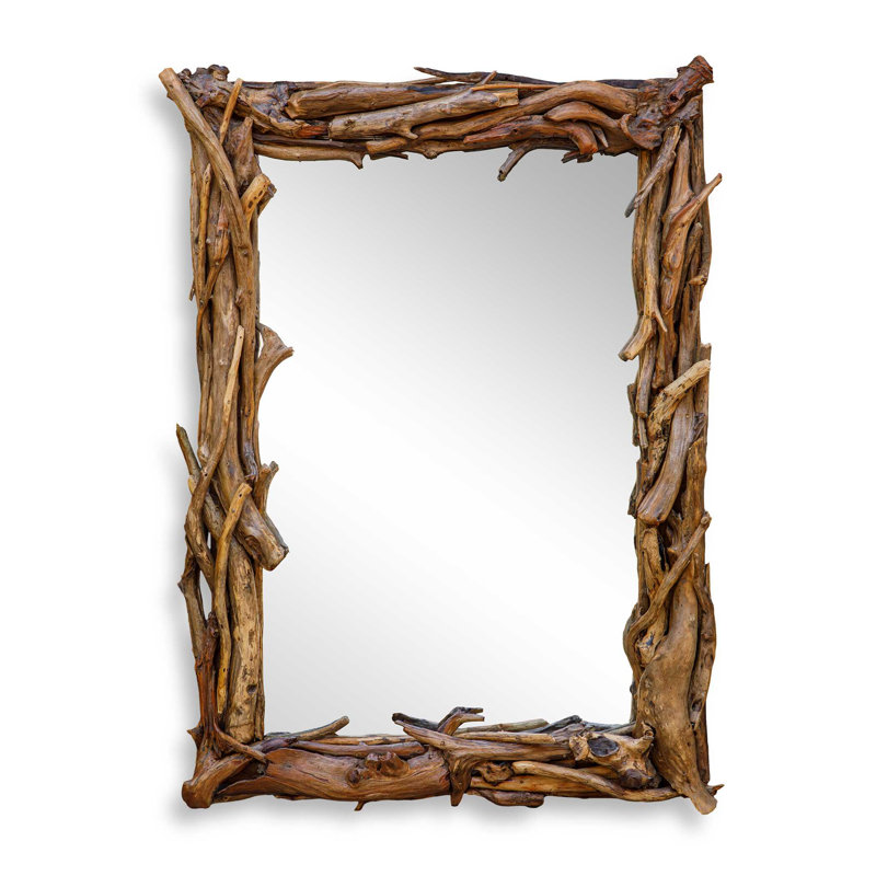  Miroir naturel Rooted Reflection, Natural Wood, Reclaimed Wood