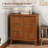Farmhouse 3-Drawer Chest Of Drawer Nightstand