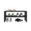 Small Shoe Rack With Three Open Shelves, Compact Modern Shoe Organizer For Entryway Or Closet, 23.6 Wide