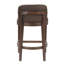 Tabouret de bar Harlow moderne et contemporain en bois d'hévéa avec support à poutre arquée-354061545-364325965