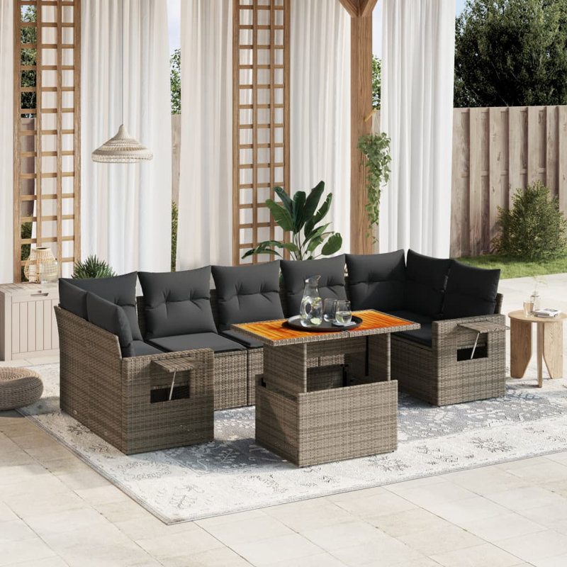 Ensemble de canapé de jardin Vidaxl