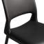 Ensemble de 2 chaises de salle à manger modernes et minimalistes en cuir de polyuréthane noir, dossier confortable, support de pieds en métal, convenant aux restaurants, aux cuisines et aux bureaux.-133094993-133094991