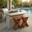 Chaise pliante en bois