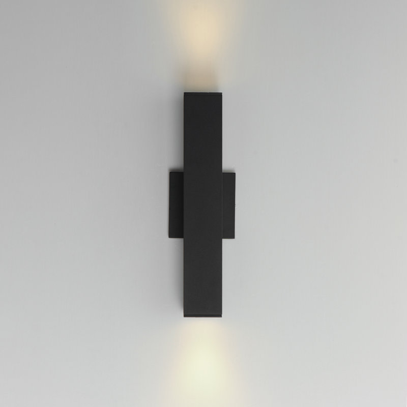 Applique murale en aluminium Lucijana, H 14,5 po x l 2,5 po x P 3,5 po