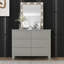 Commode double 6 tiroirs avec miroir Kawena
