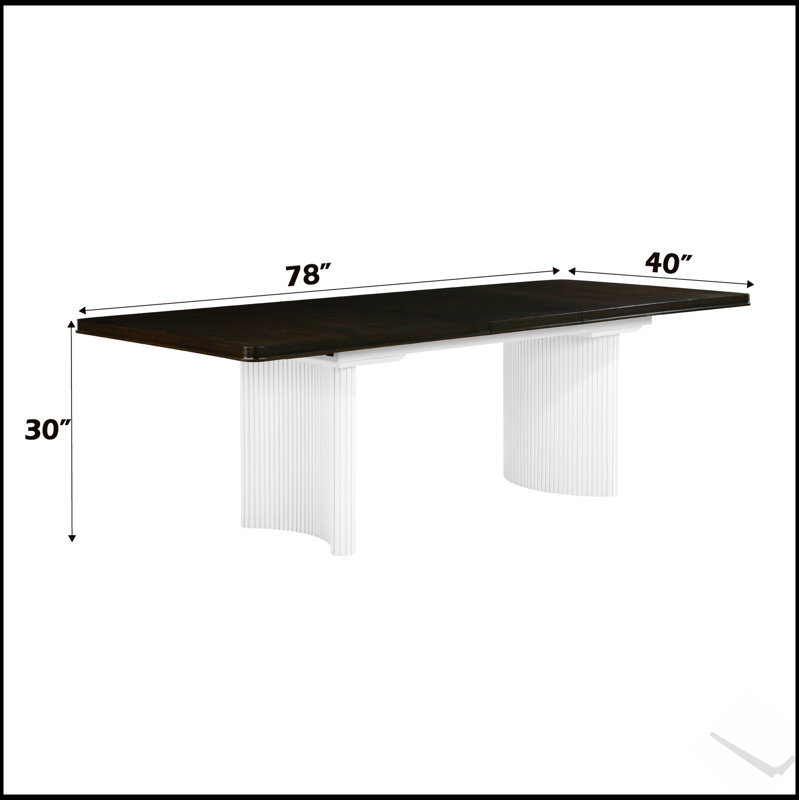 Table de salle à manger extensible Carene
