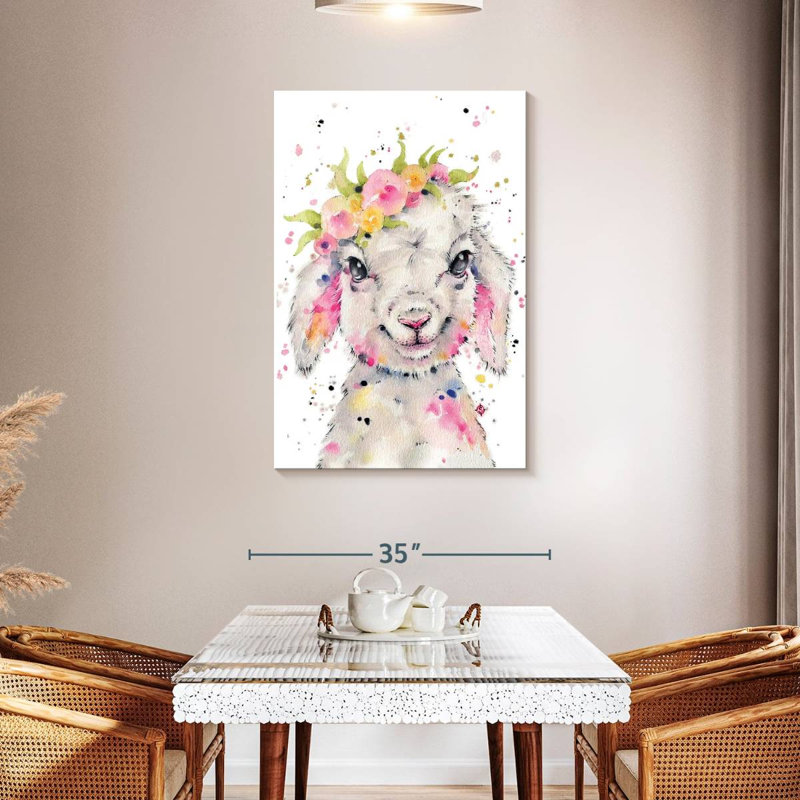 Brampt Little Lamb, 45" H x 30" W
