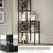 66.14" H Bookcases With Led Light