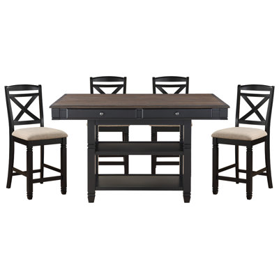 4 Person Counter Height Dining Set